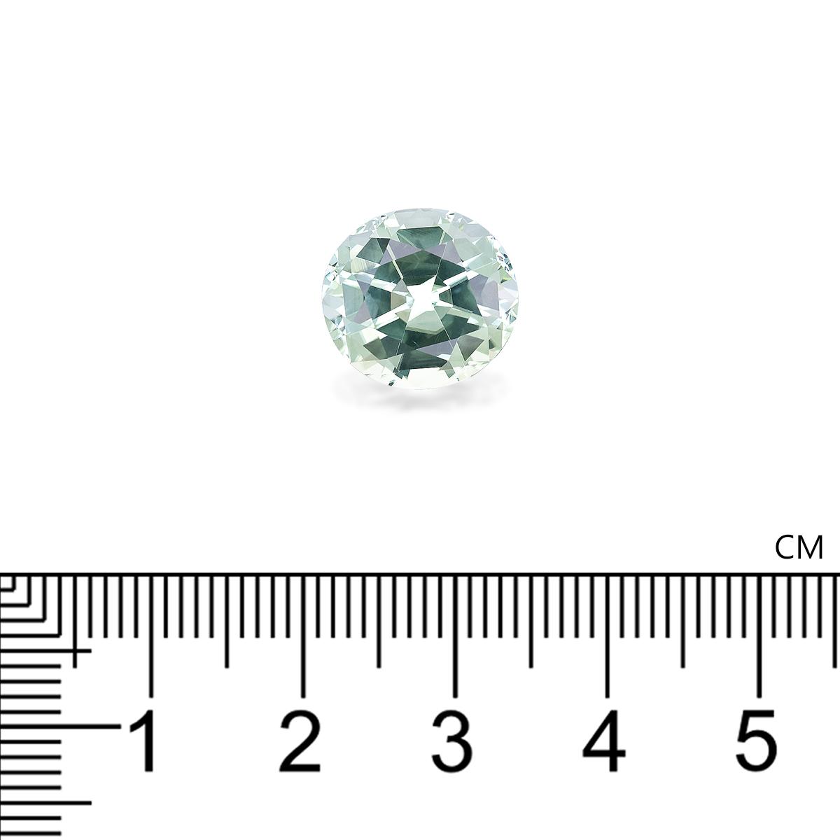 pale green green tourmaline, 7.64ct oval cut — view 4
