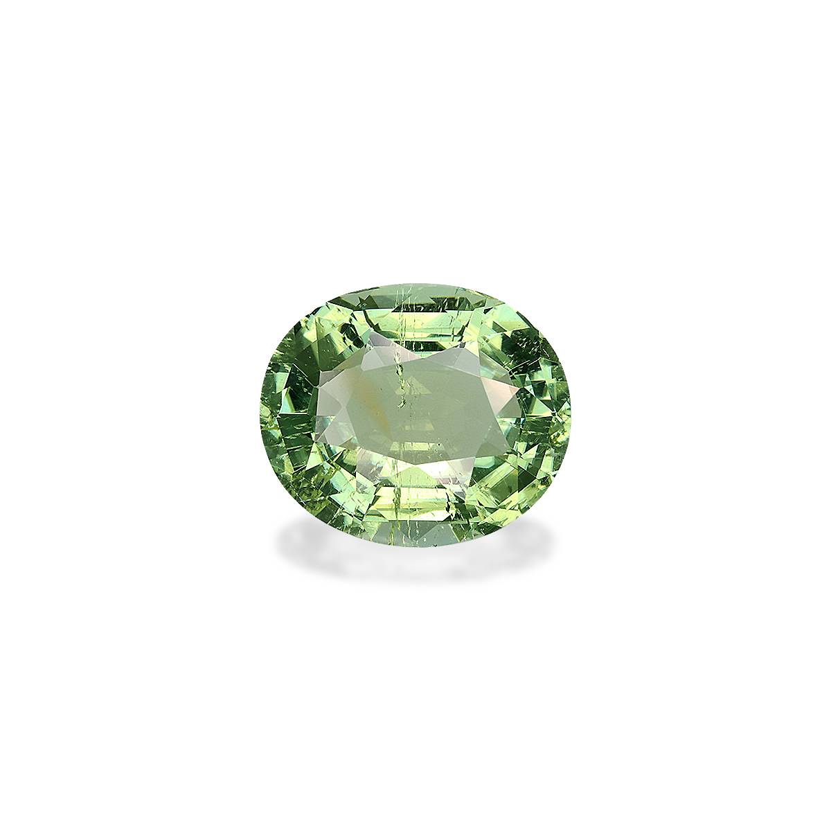 green green tourmaline, 9.83ct oval cut — main view