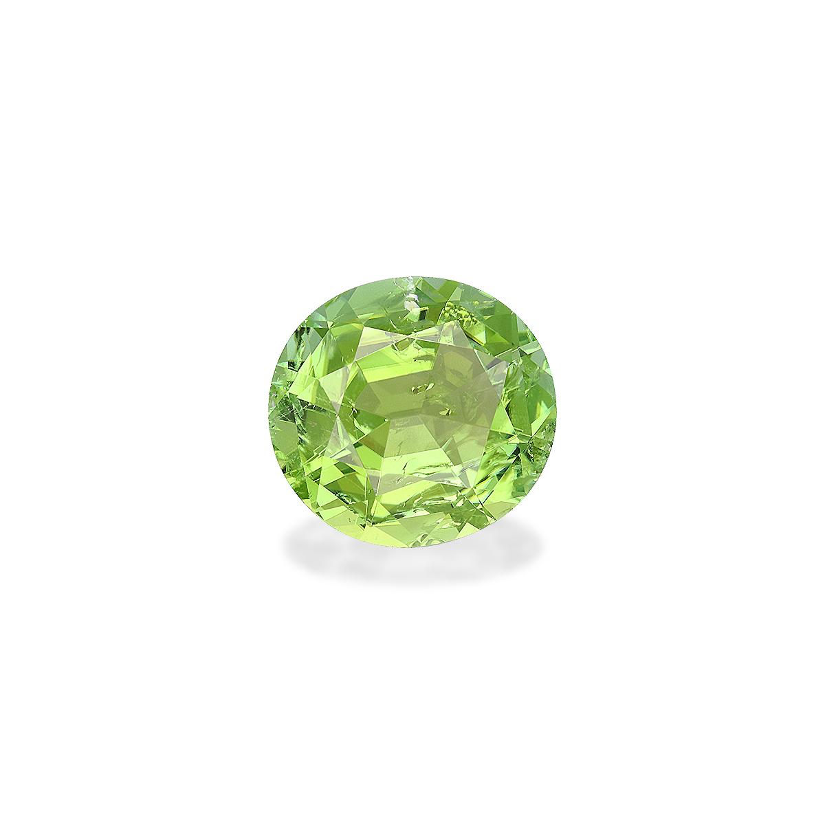green green tourmaline, 6.53ct oval cut — view 3