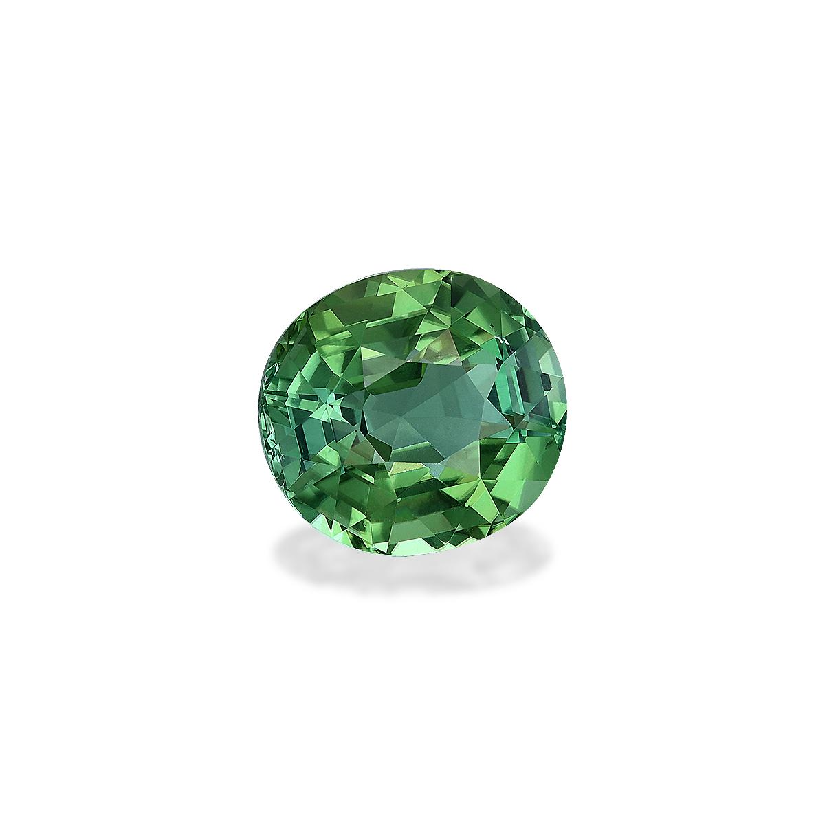green green tourmaline, 5.03ct oval cut — view 3