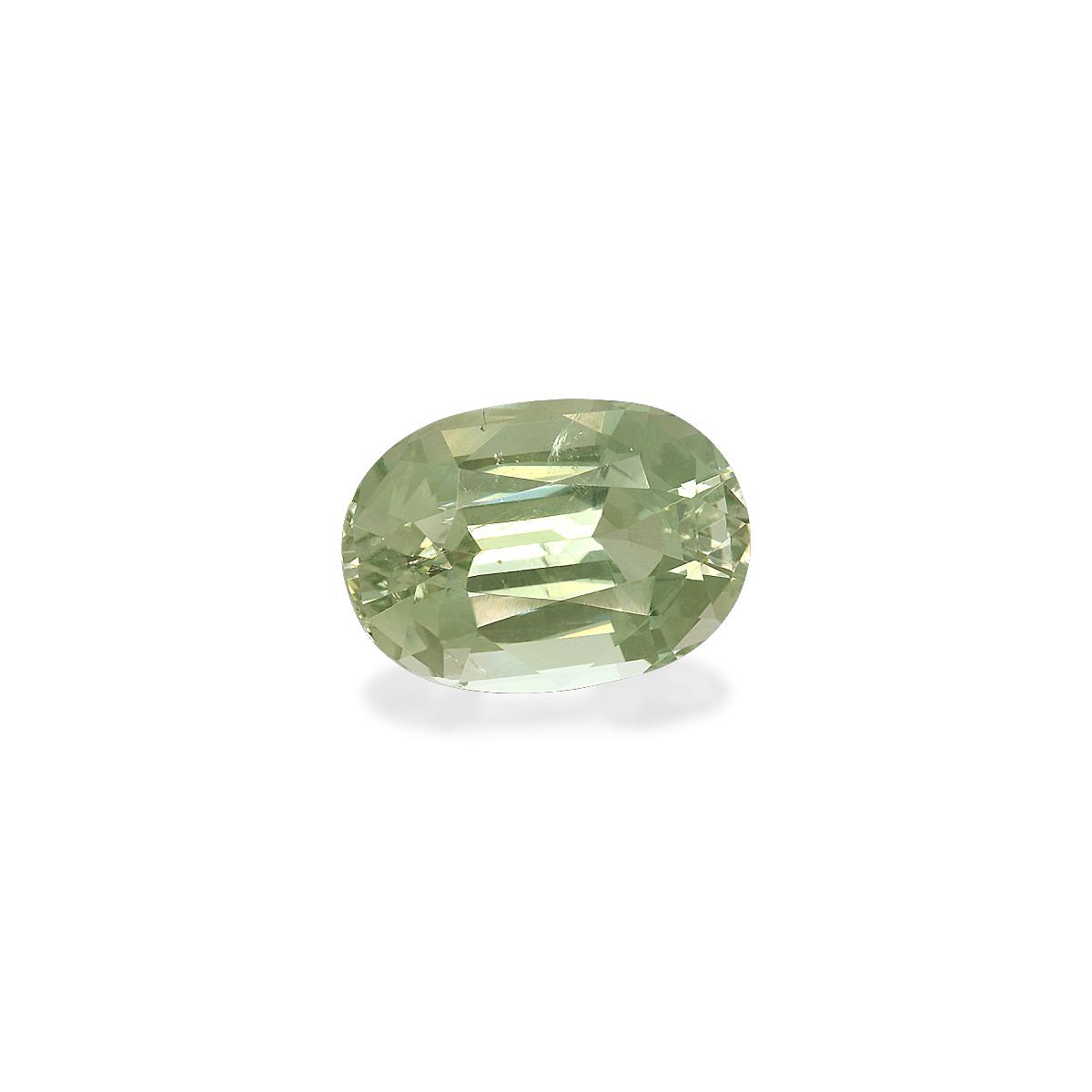 mist green green tourmaline, 7.38ct oval cut — view 3