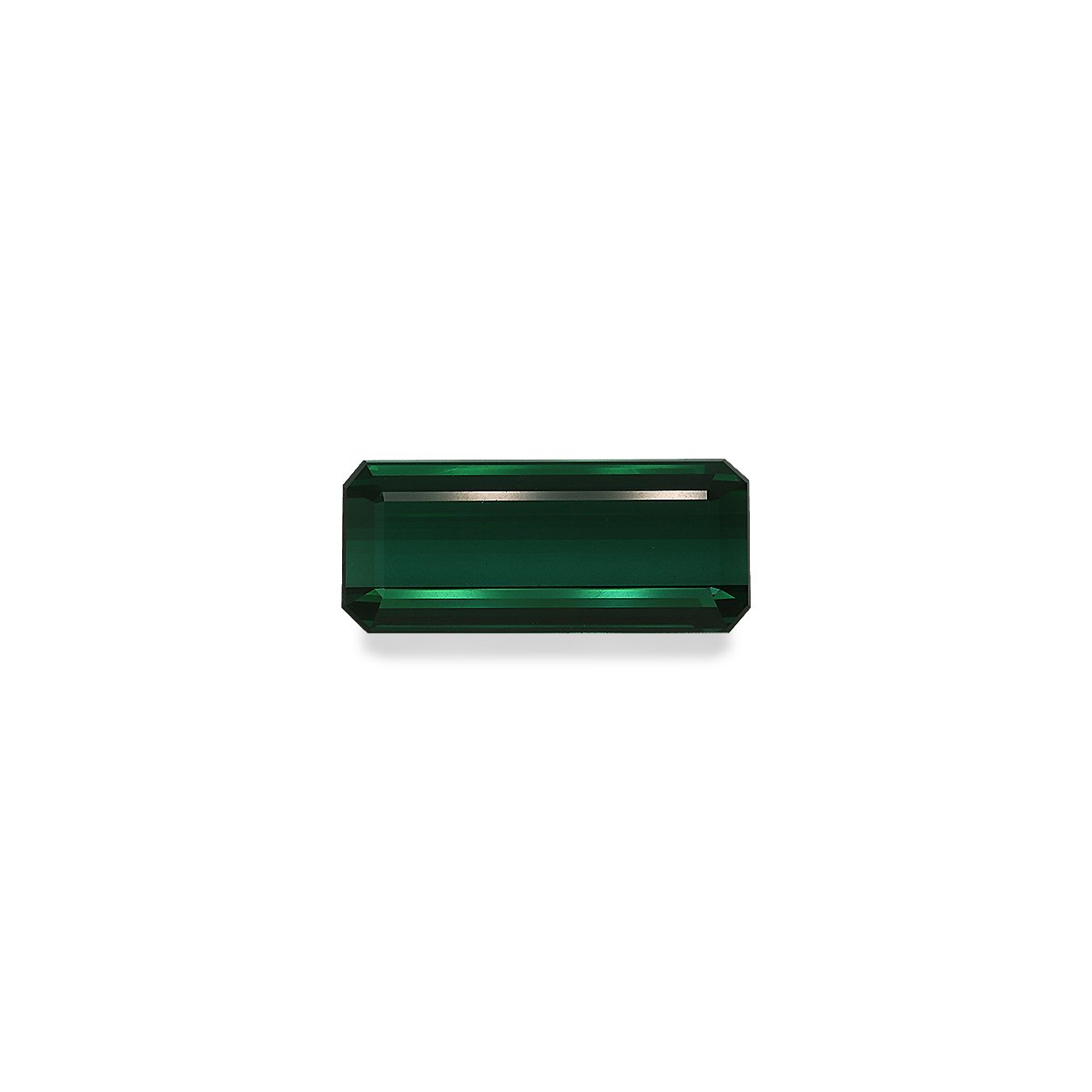 basil green green tourmaline, 13.88ct rectangular cut — main view