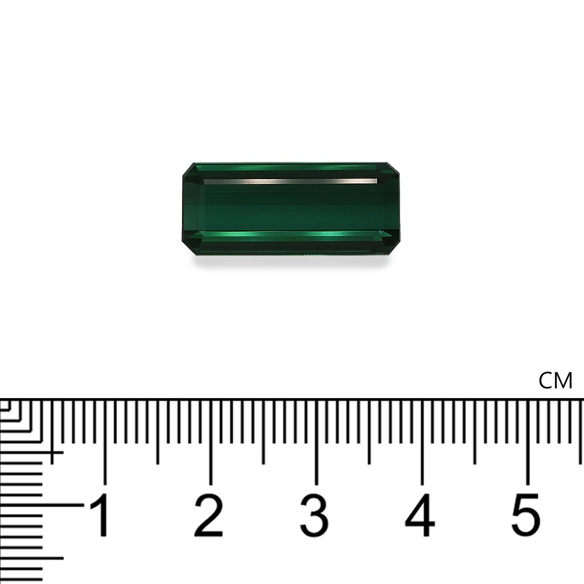 basil green green tourmaline, 13.88ct rectangular cut — view 4