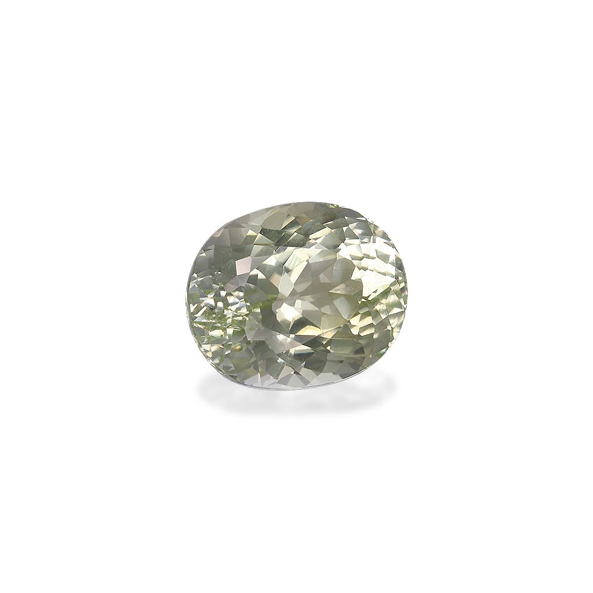 mist green green tourmaline, 8.47ct oval cut — view 3