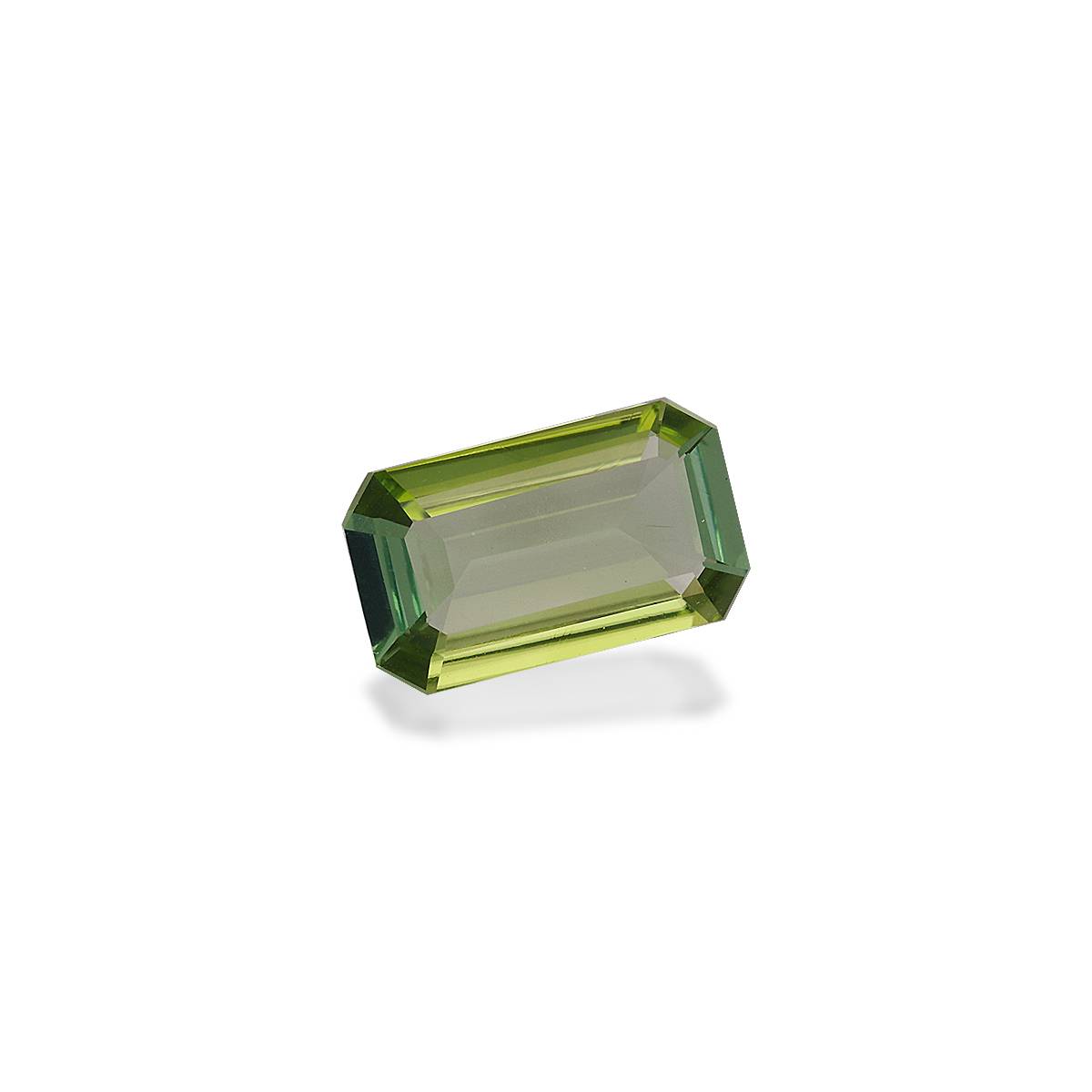green green tourmaline, 3.06ct rectangular cut — view 3