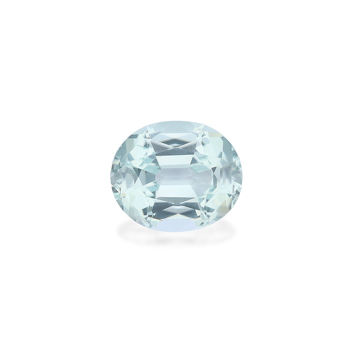 pale green green tourmaline, 8.09ct oval cut — main view