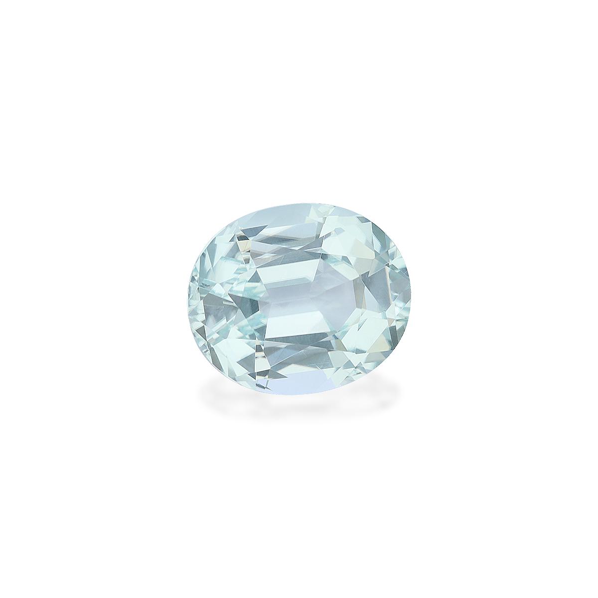 pale green green tourmaline, 8.09ct oval cut — view 3