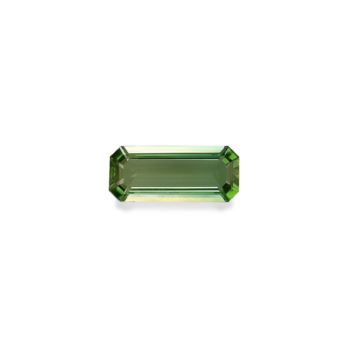 green green tourmaline, 4.26ct rectangular cut — main view