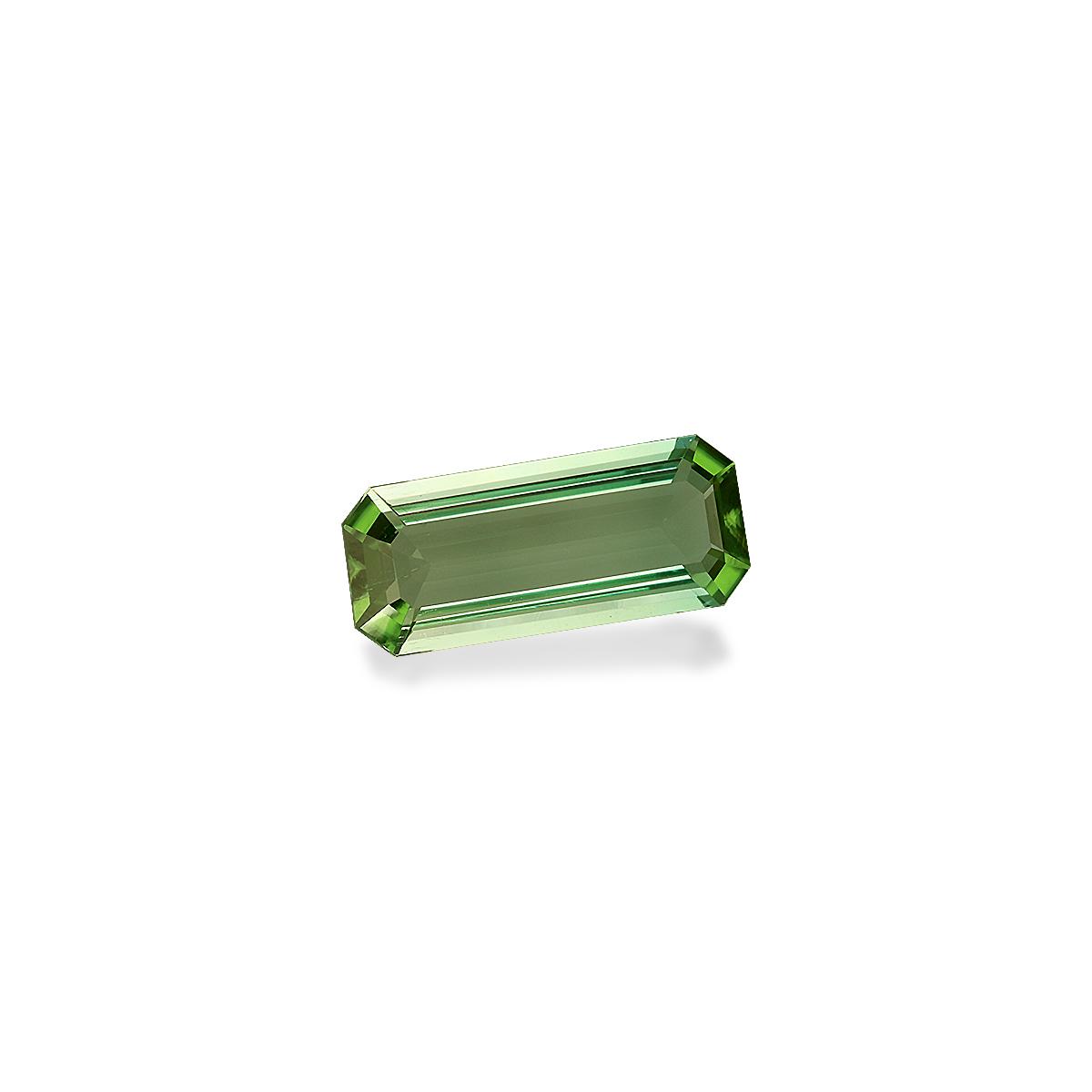 green green tourmaline, 4.26ct rectangular cut — view 3