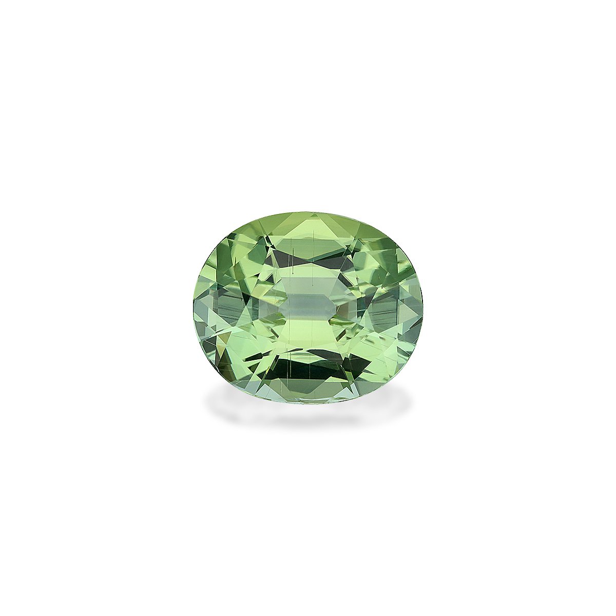 seafoam green green tourmaline, 11.5ct oval cut — main view