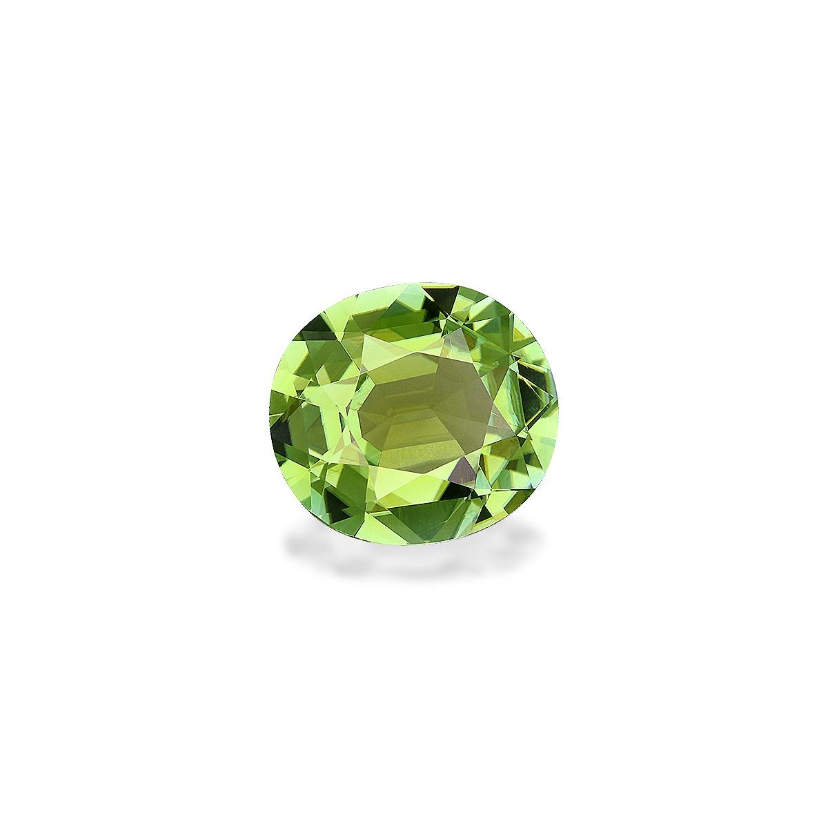 green green tourmaline, 4.01ct oval cut — view 3