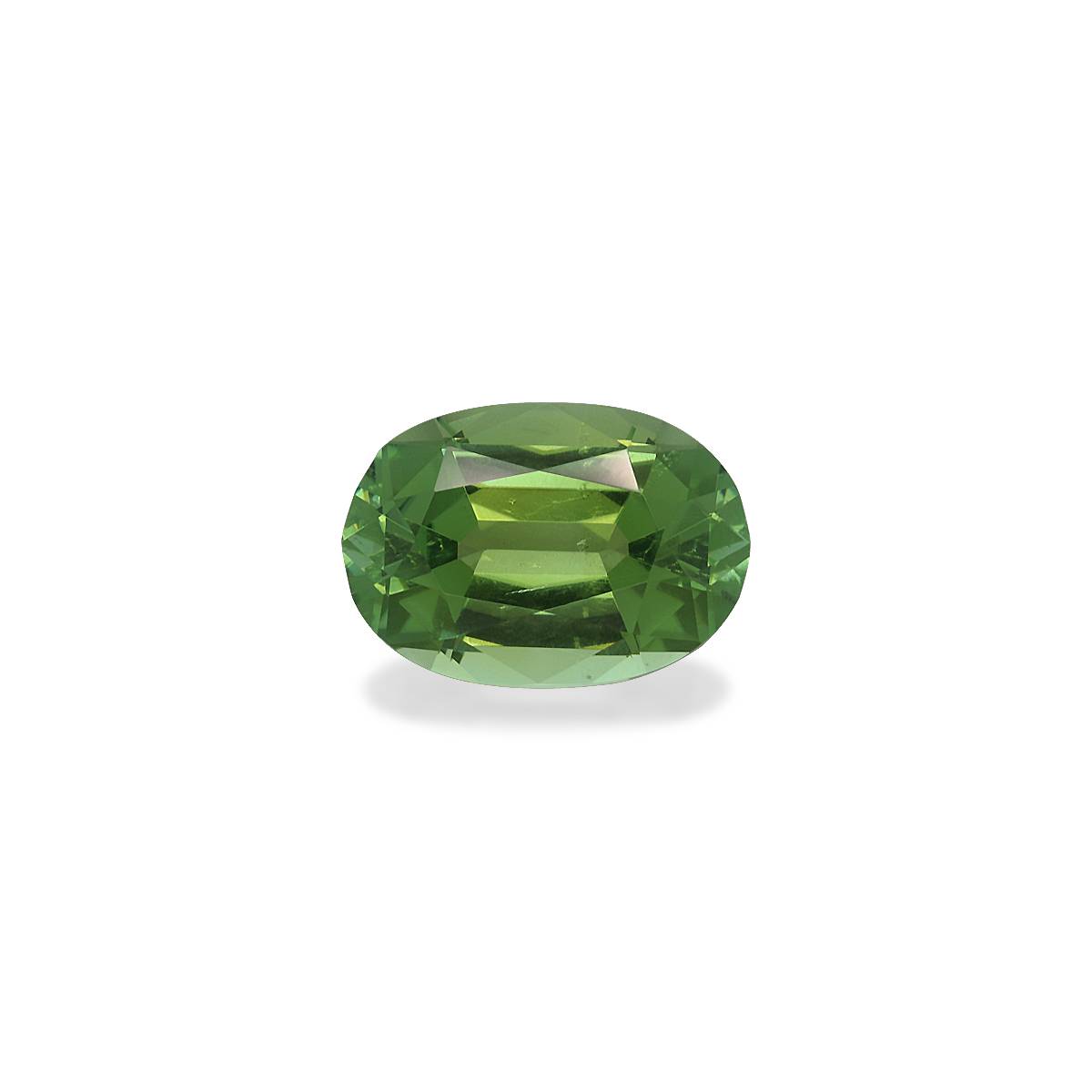 green green tourmaline, 3.58ct oval cut — main view
