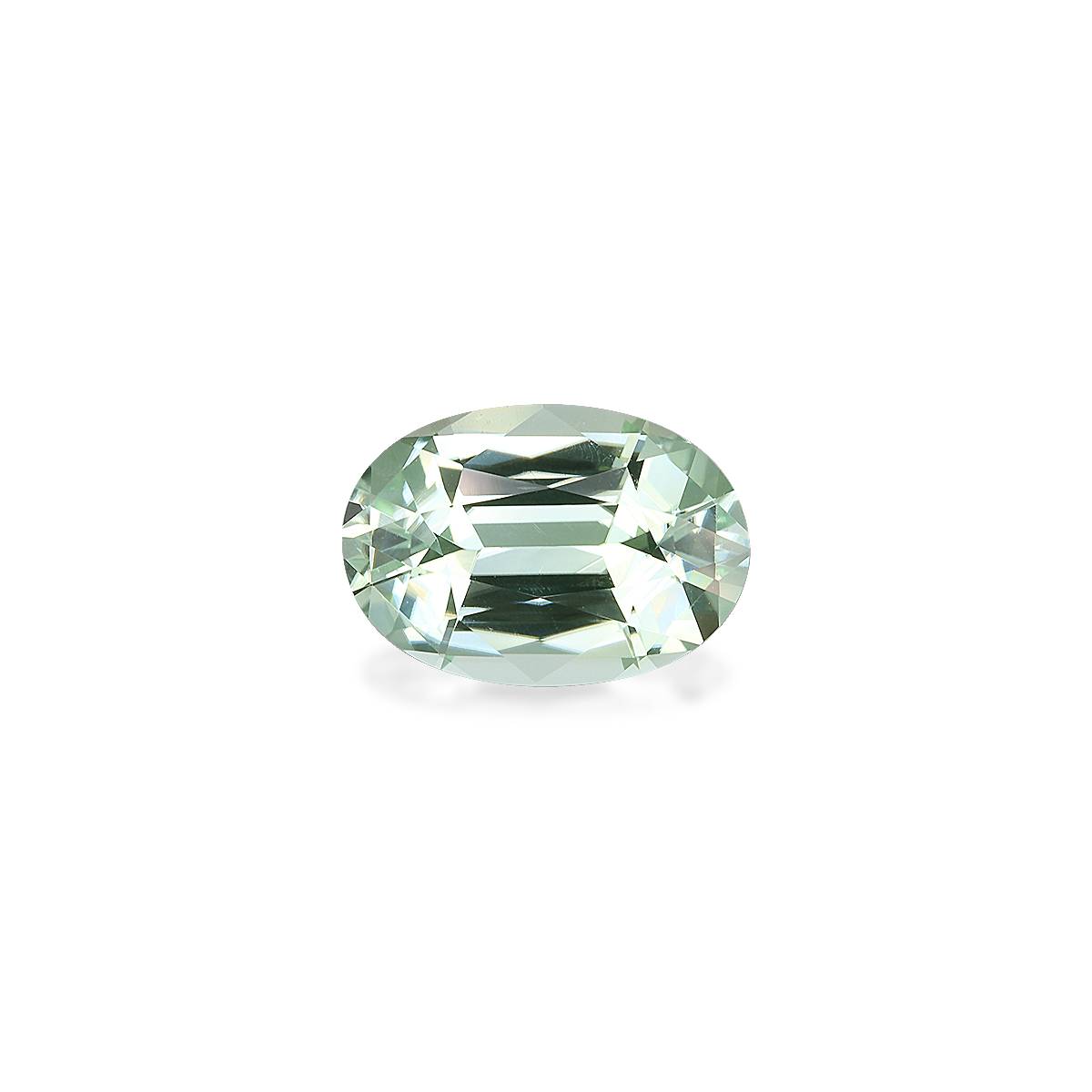 mist green green tourmaline, 5.01ct oval cut — main view