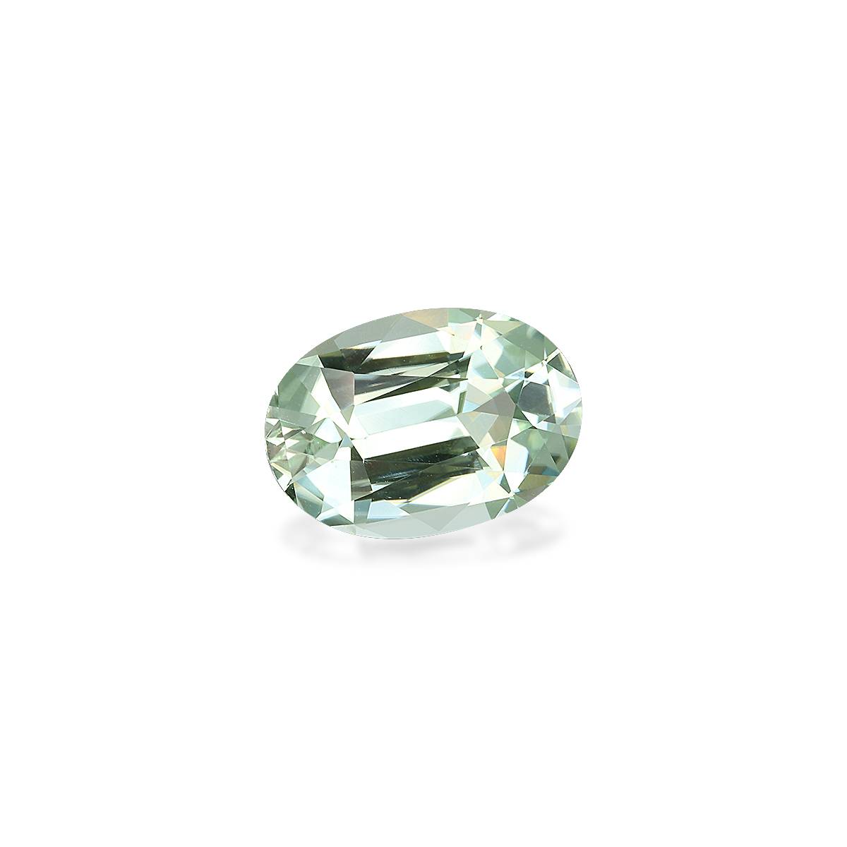 mist green green tourmaline, 5.01ct oval cut — view 3