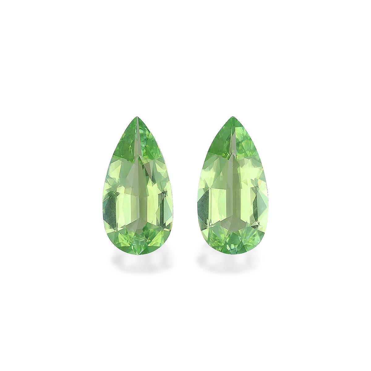 Pistachio Green Tourmaline 9.56ct Pair