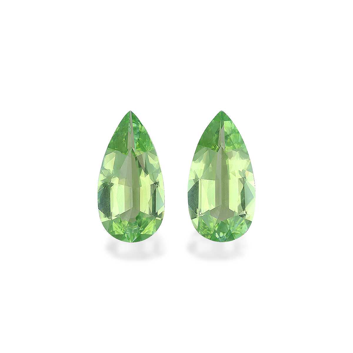 Pistachio Green Tourmaline 9.56ct Pair