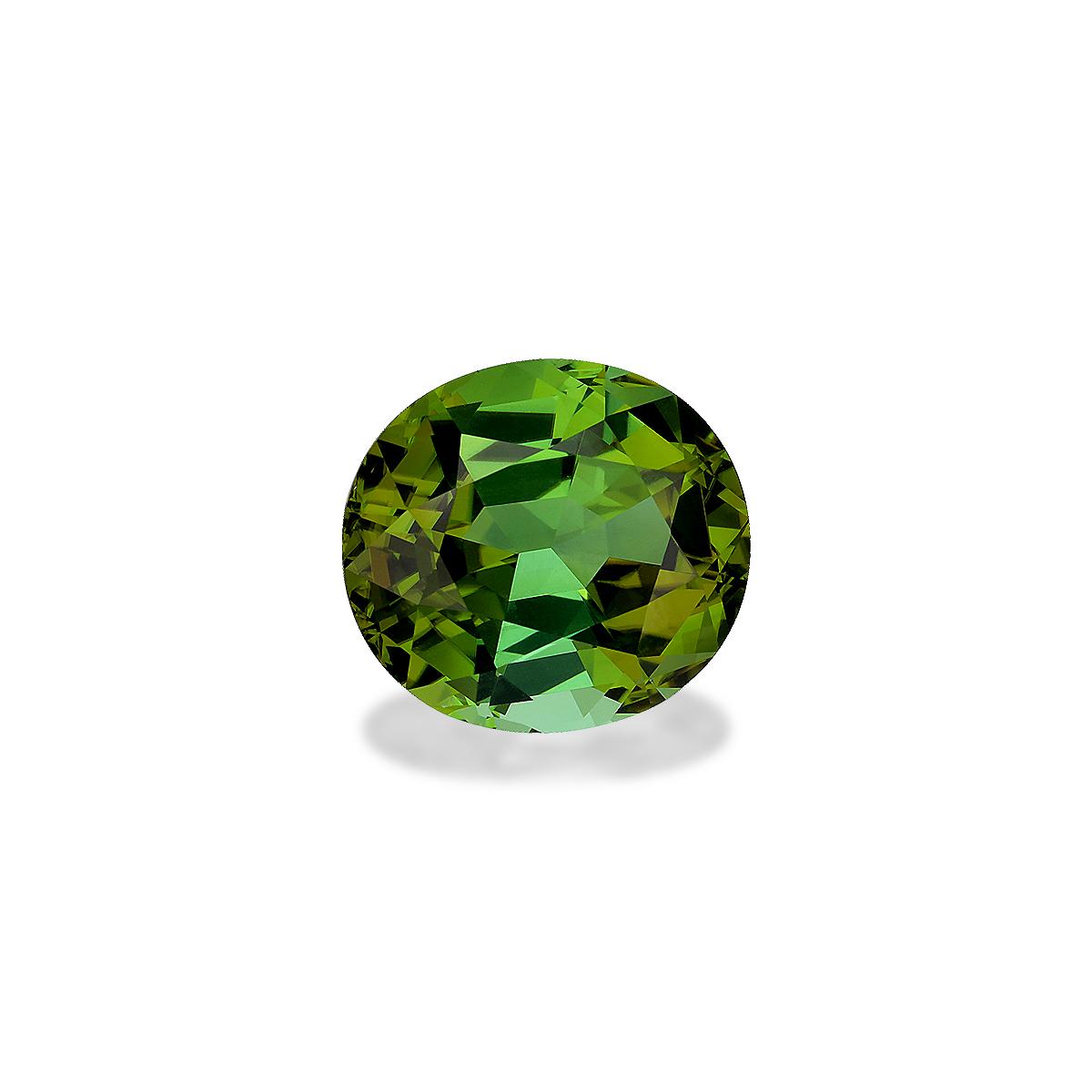 green green tourmaline, 12.66ct oval cut — view 3