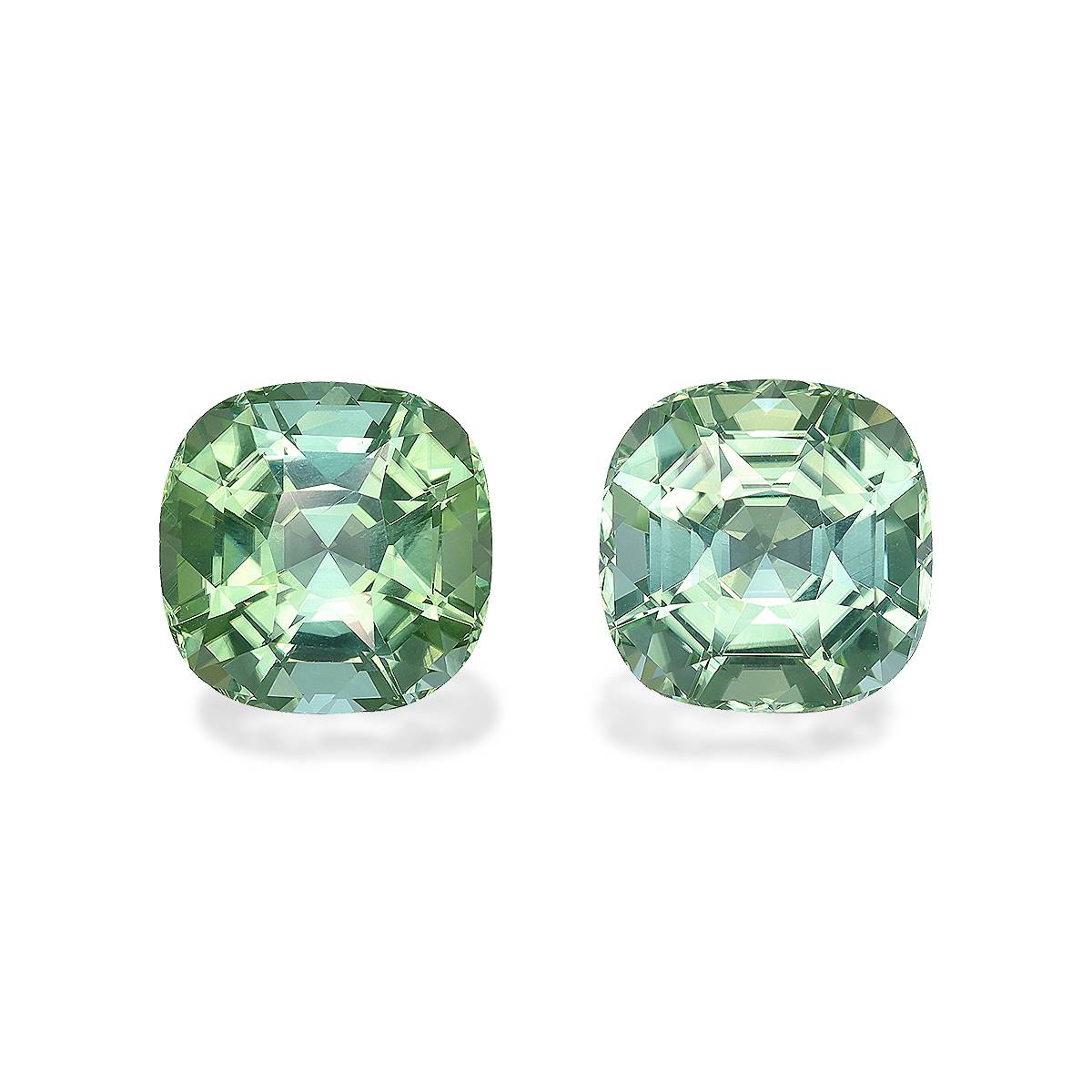 Cotton Green Tourmaline 21.41ct - 13mm Pair