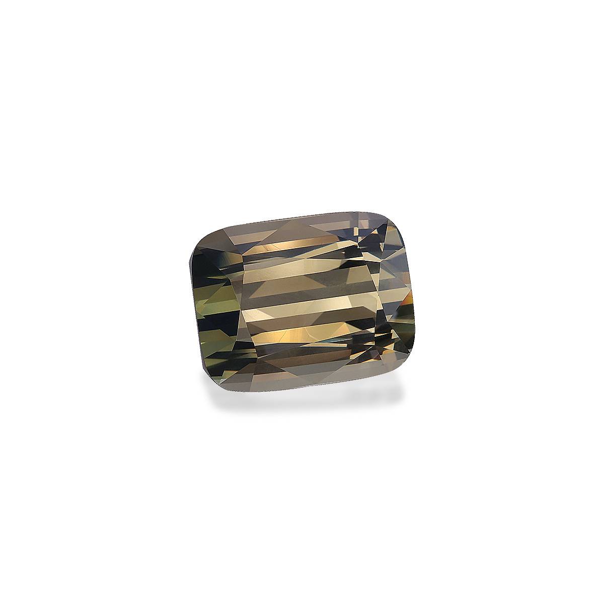 coffee brown brown tourmaline, 25.29ct rectangular cut — view 3