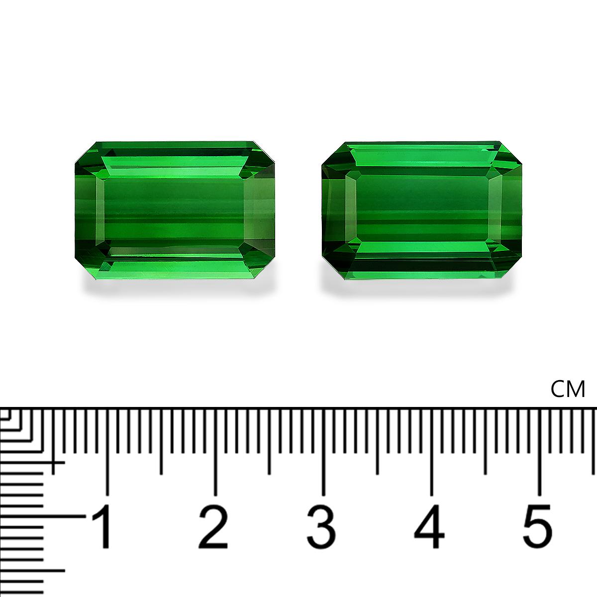 green green tourmaline, 38.24ct rectangular cut — view 4