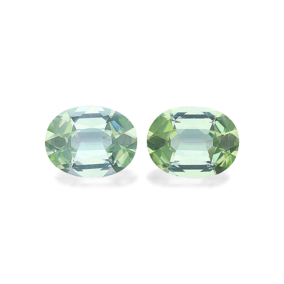 lime green green tourmaline, 11.65ct oval cut — main view