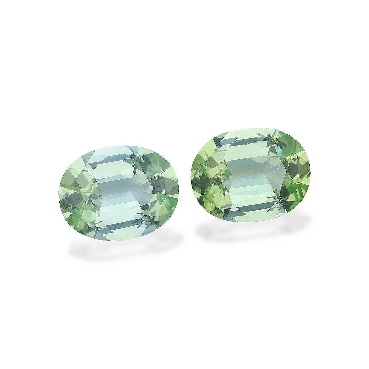 lime green green tourmaline, 11.65ct oval cut — view 3