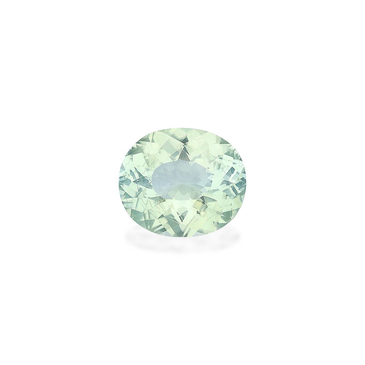 pale green green tourmaline, 7.83ct oval cut — main view