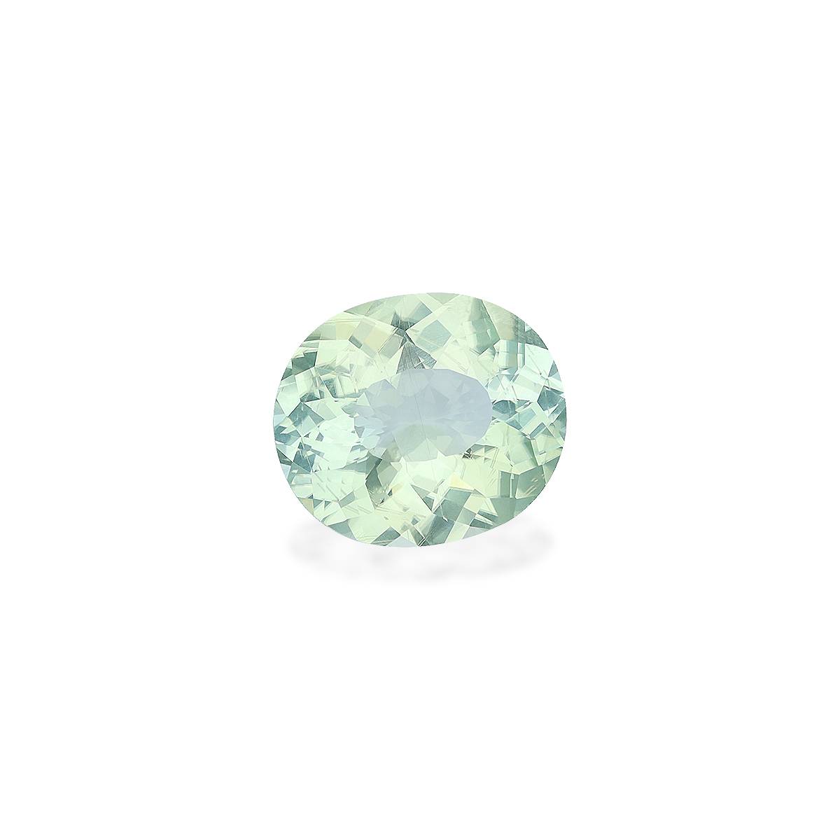 pale green green tourmaline, 7.83ct oval cut — view 3