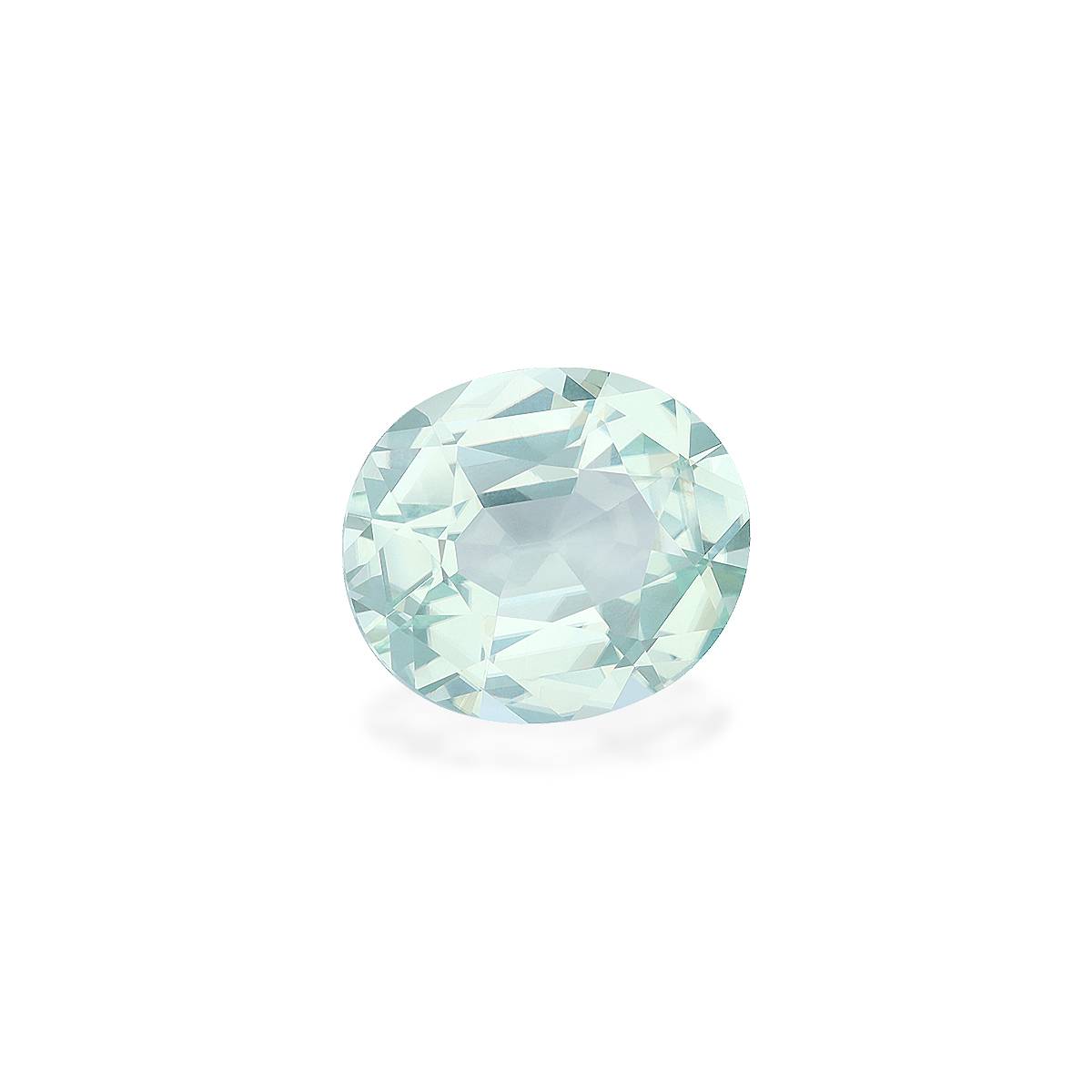 seafoam green green tourmaline, 9.07ct oval cut — view 3
