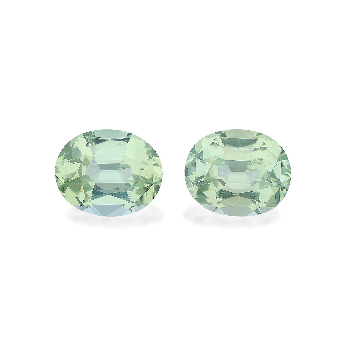 pale green green tourmaline, 7.69ct oval cut — main view