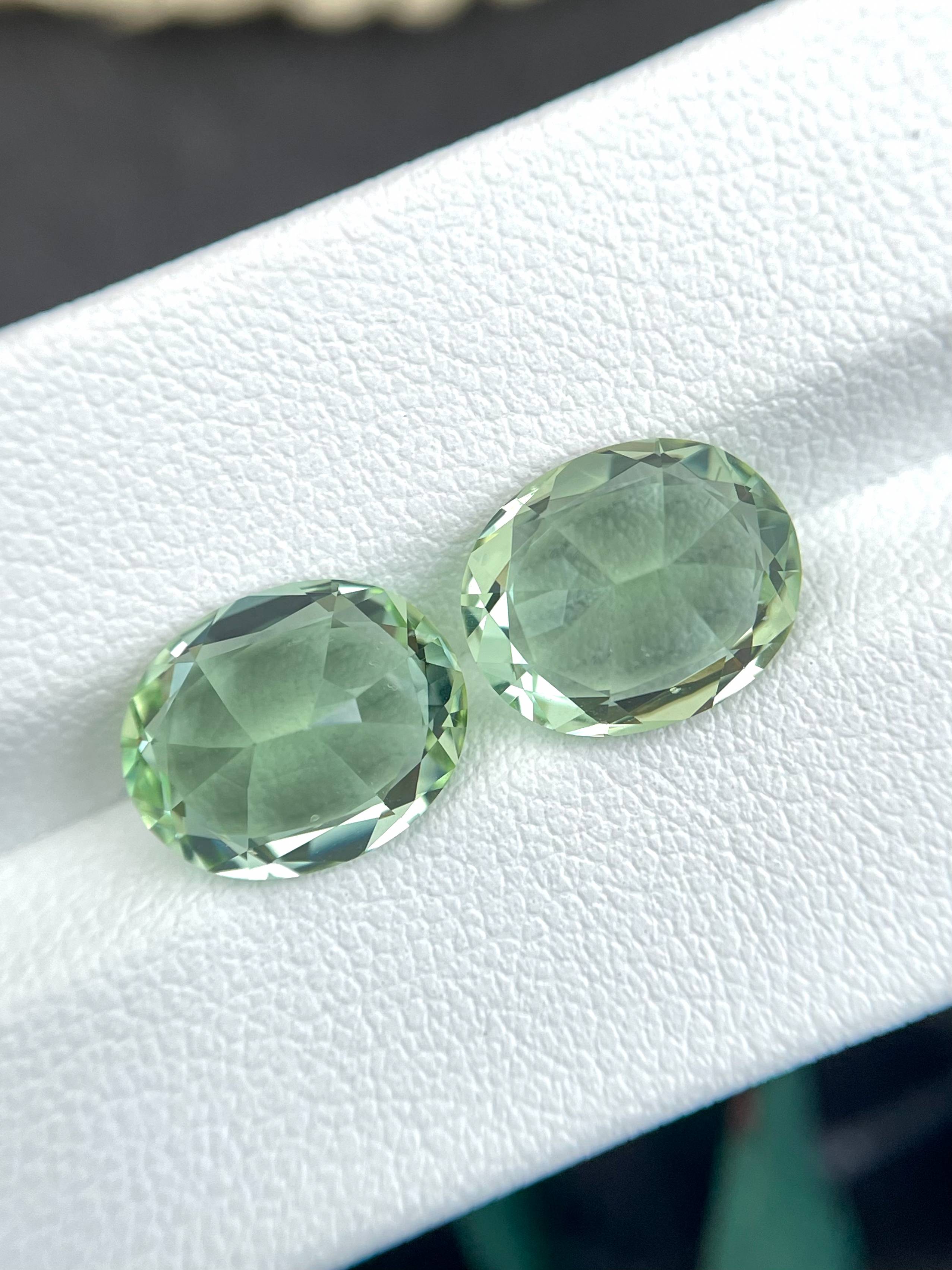 pale green green tourmaline, 7.69ct oval cut — view 6