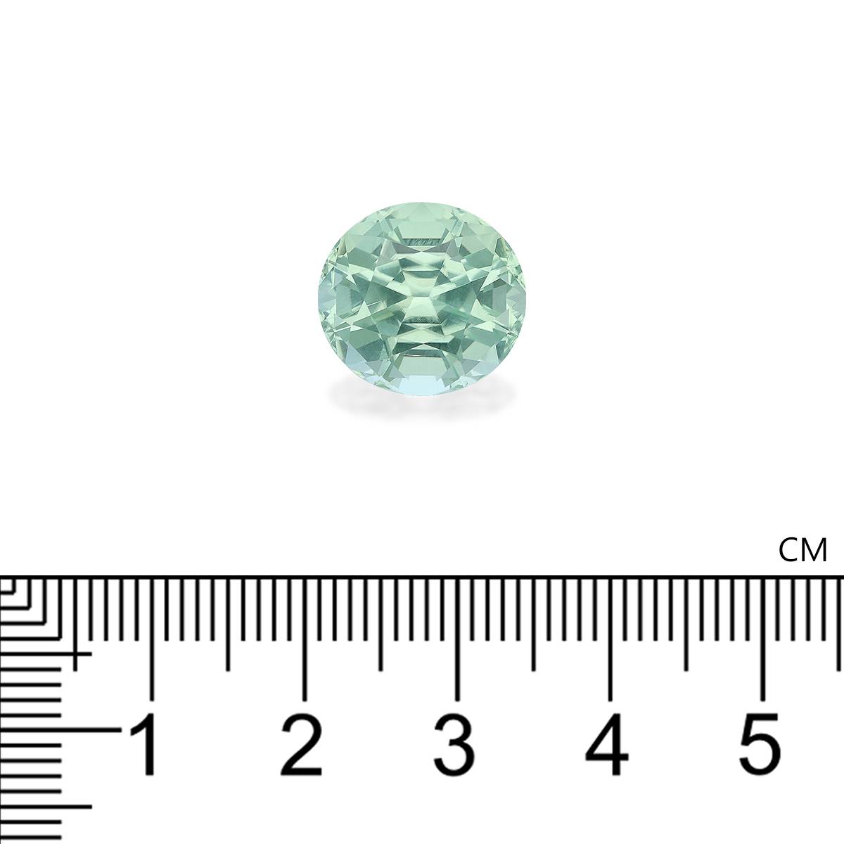 seafoam green green tourmaline, 9.1ct oval cut — view 4