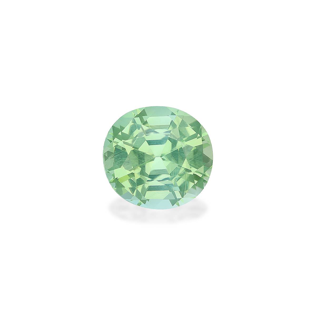 seafoam green green tourmaline, 8.14ct oval cut — main view