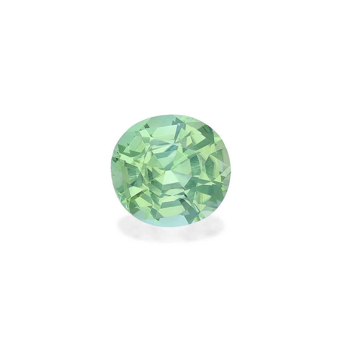 seafoam green green tourmaline, 8.14ct oval cut — view 3