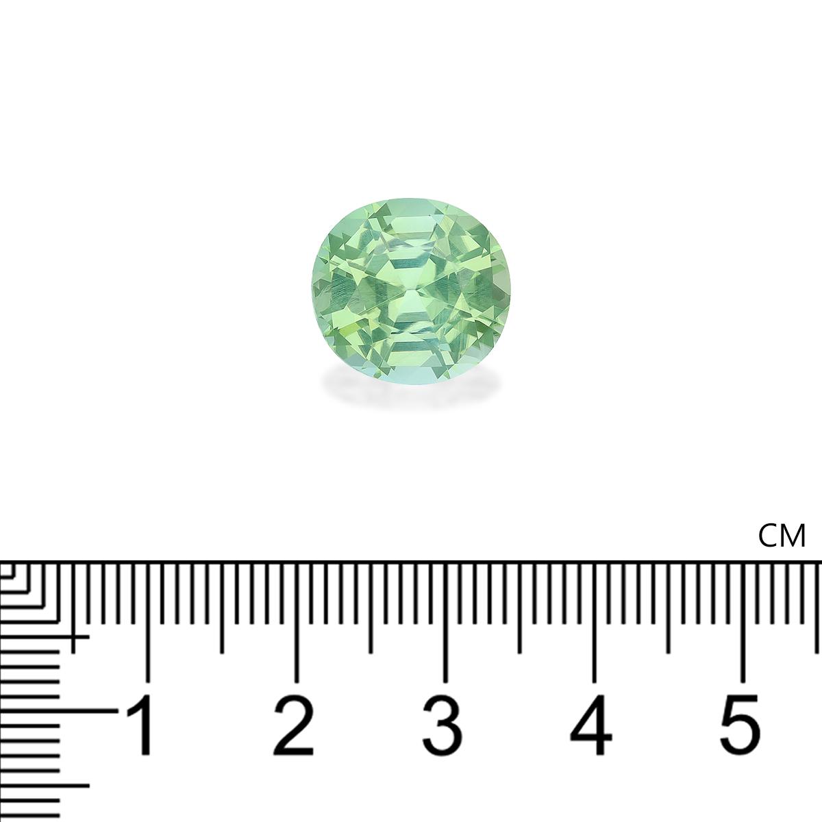 seafoam green green tourmaline, 8.14ct oval cut — view 4