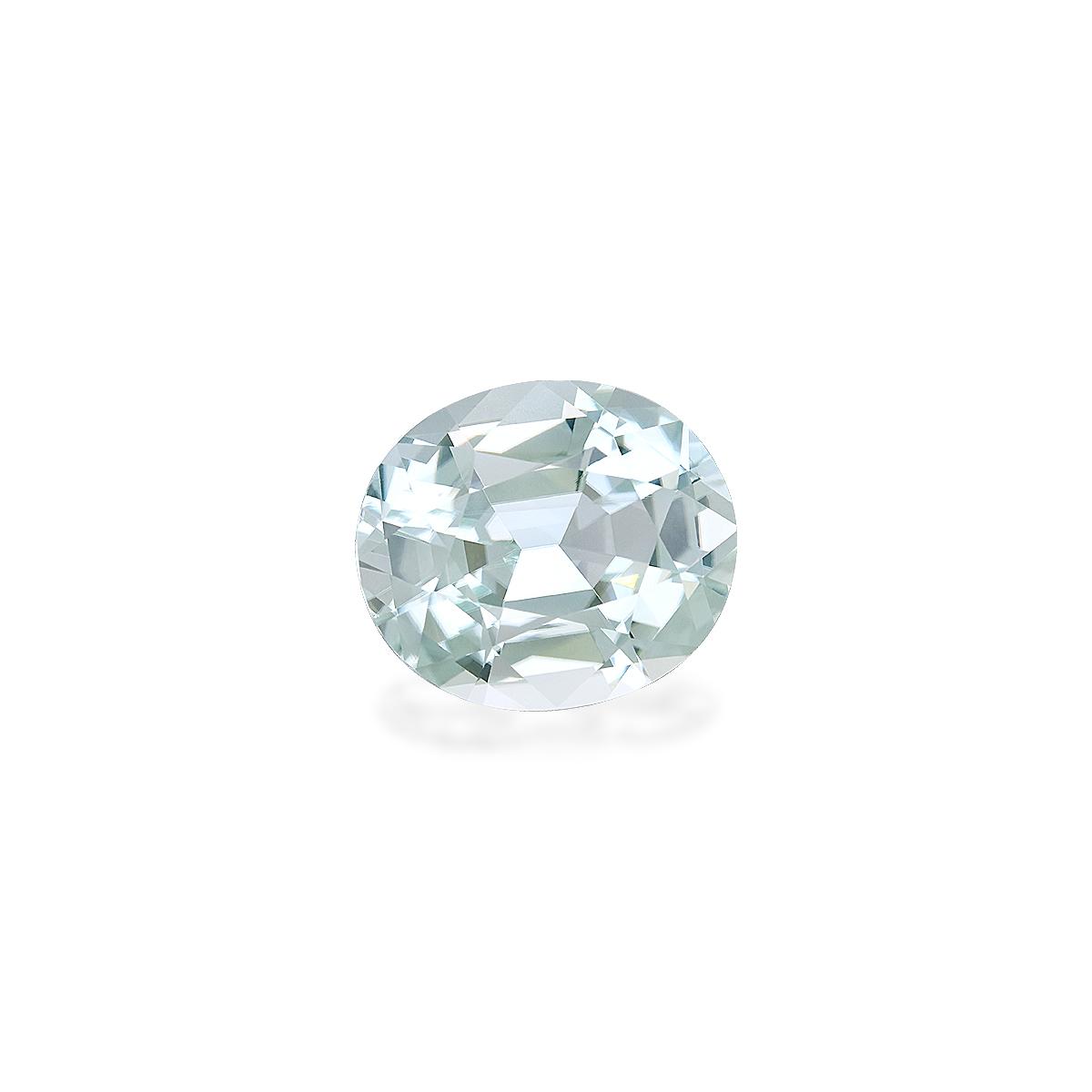 seafoam green green tourmaline, 7.68ct oval cut — view 3