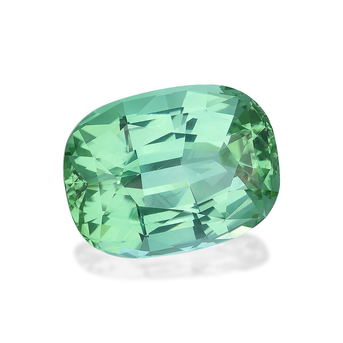 seafoam green green tourmaline, 128.64ct cushion cut — view 3