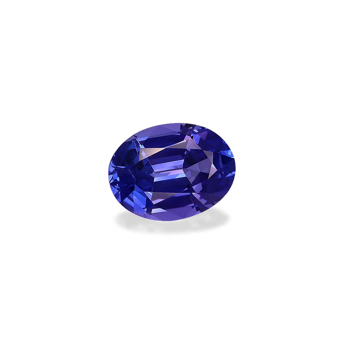 AAA+ blue tanzanite, 4.81ct oval cut — view 3