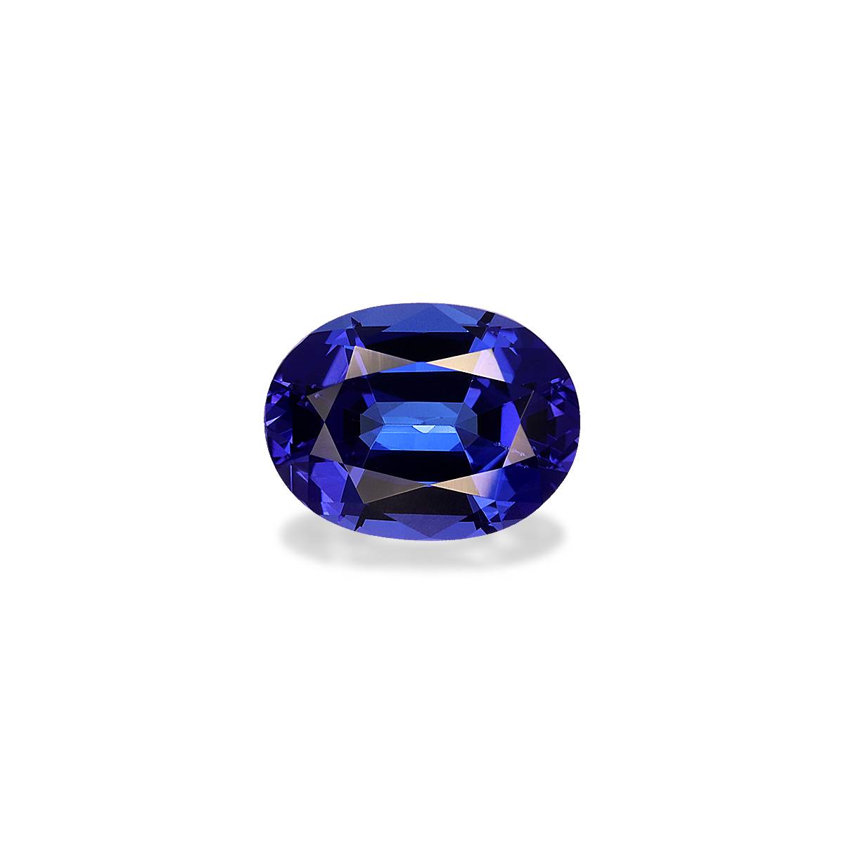 blue tanzanite, 2.15ct oval cut — main view