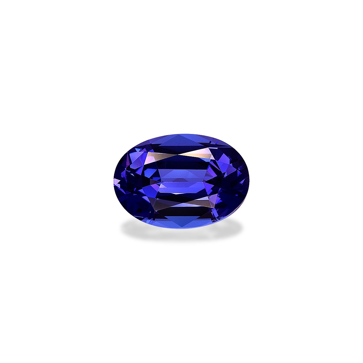 blue tanzanite, 5.51ct oval cut — main view