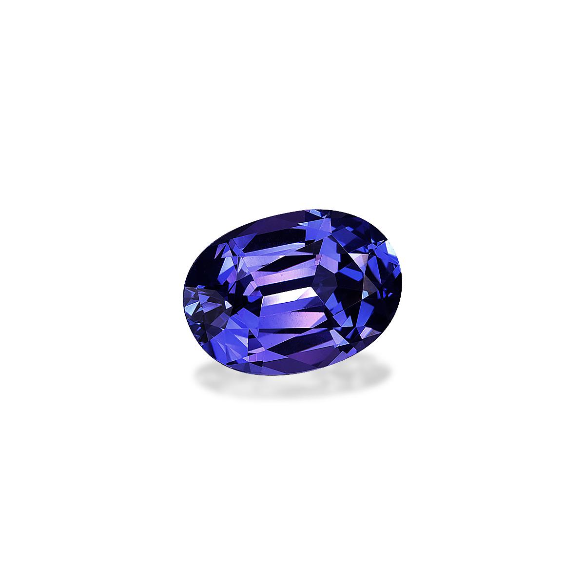 AAA+ violet blue tanzanite, 6.59ct oval cut — view 3