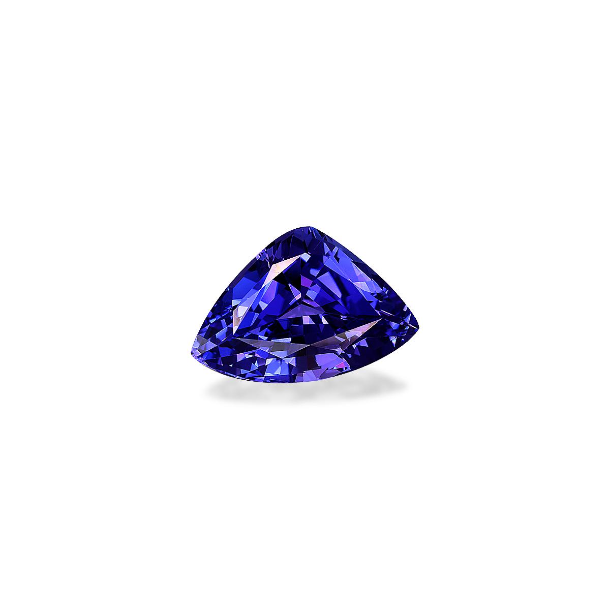 violet blue tanzanite, 6.92ct trilliant cut — view 3