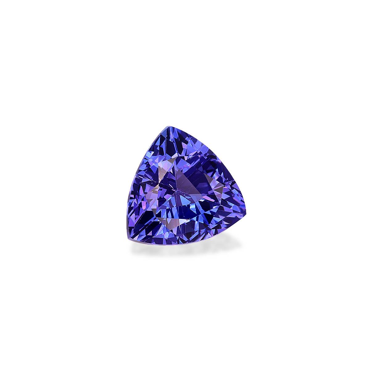 AA violet blue tanzanite, 3.47ct trilliant cut — view 3