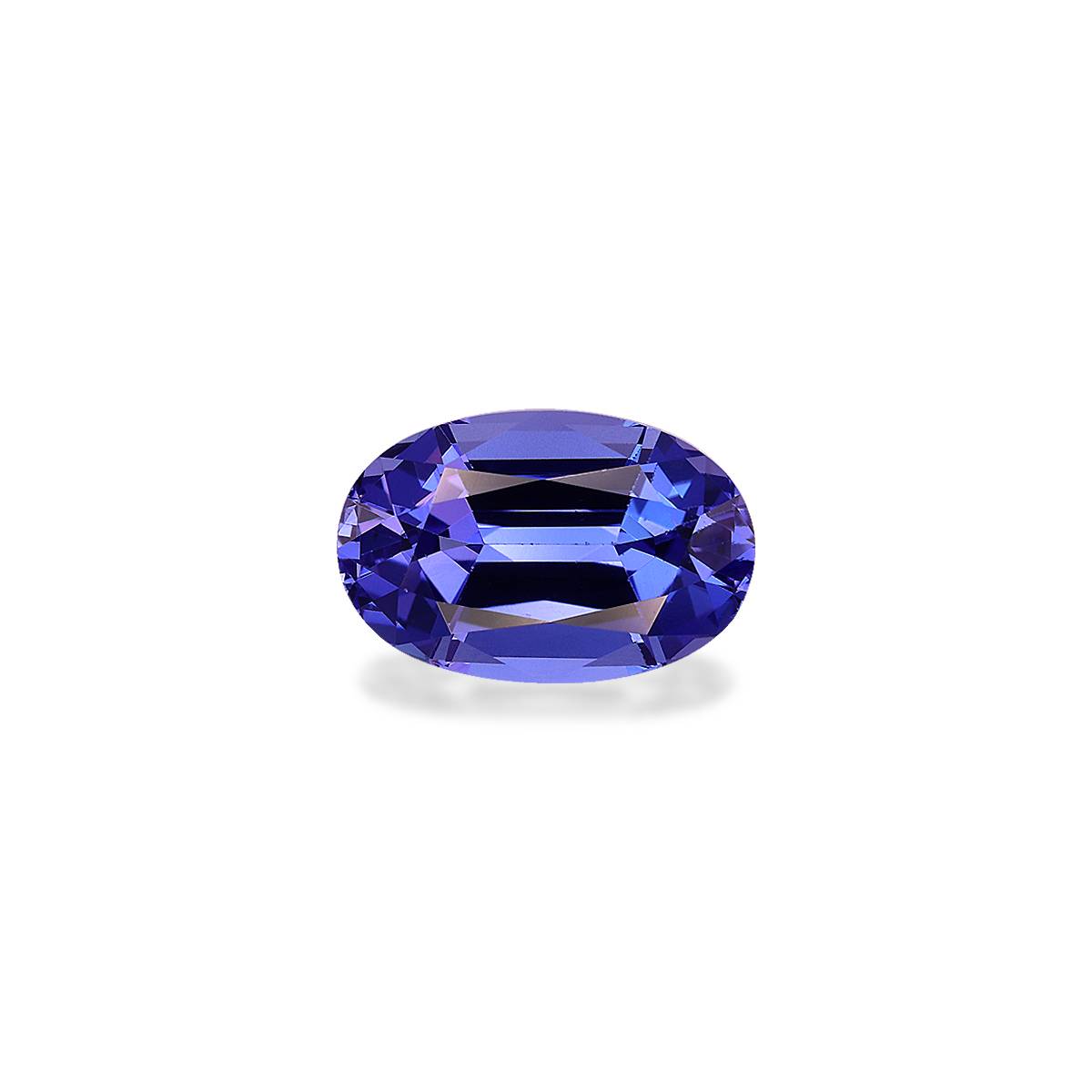AA violet blue tanzanite, 4.39ct oval cut — main view