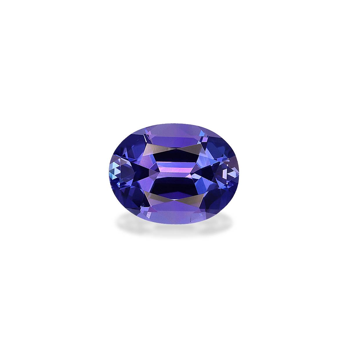AA violet blue tanzanite, 2.75ct oval cut — main view
