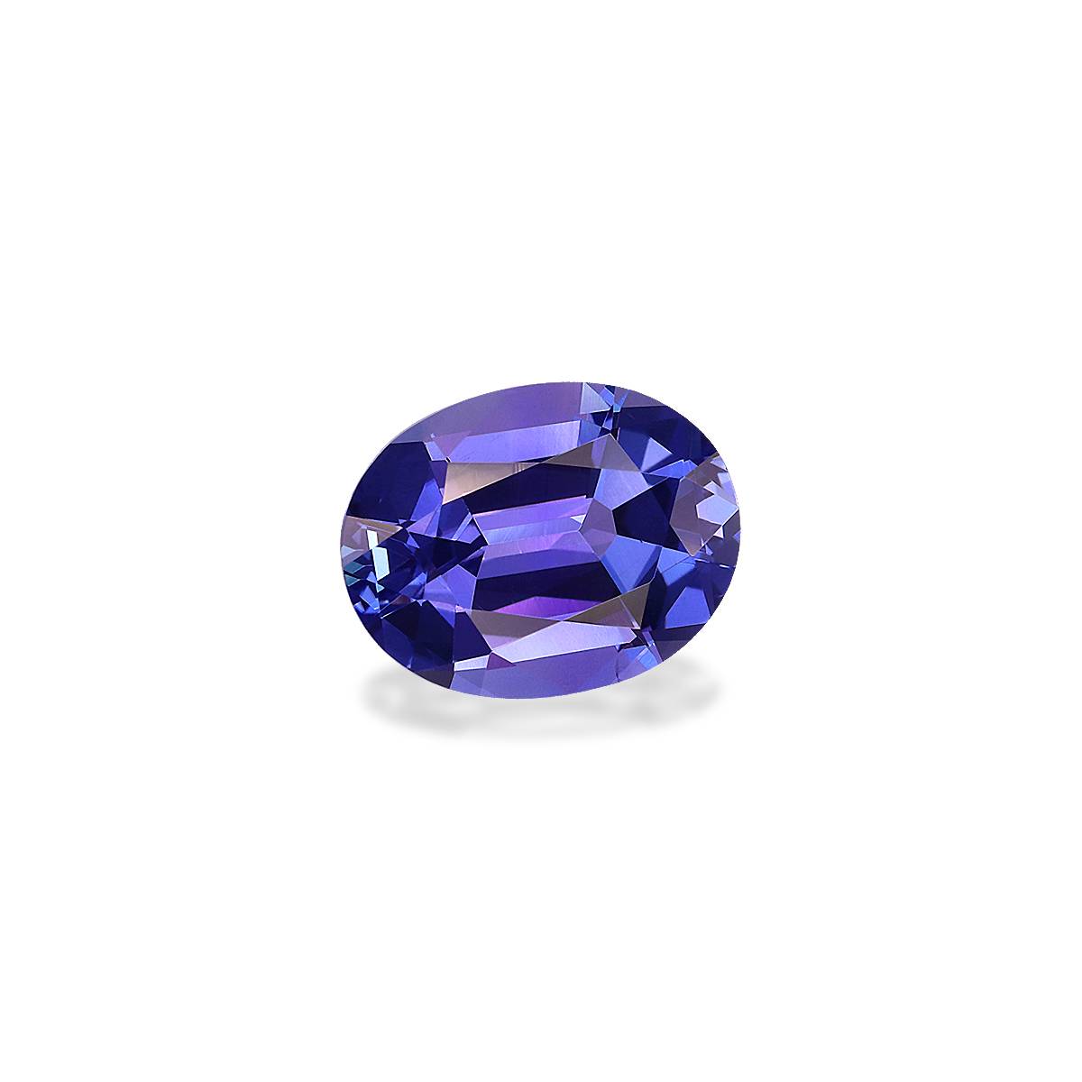 AA violet blue tanzanite, 2.75ct oval cut — view 3