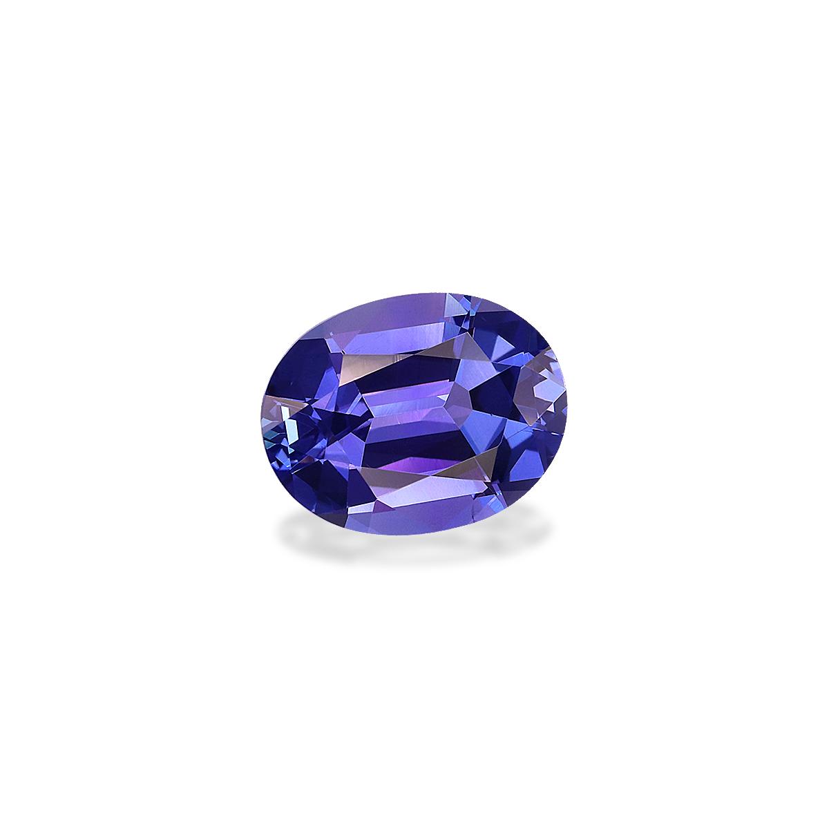 AA violet blue tanzanite, 2.75ct oval cut — view 3