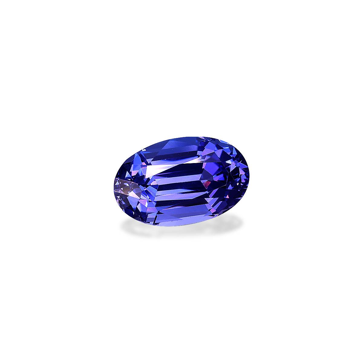 AA violet blue tanzanite, 3.76ct oval cut — view 3