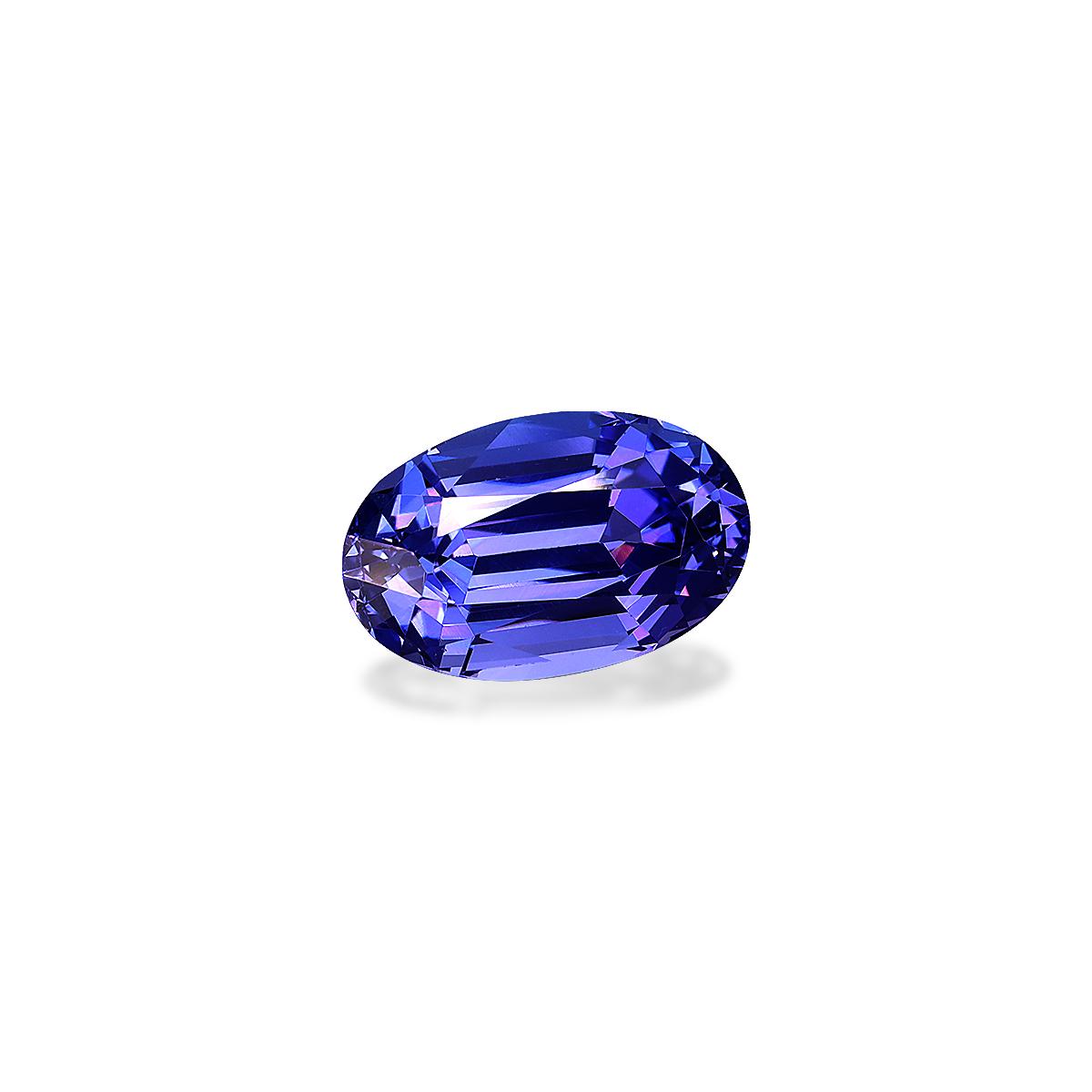 AA violet blue tanzanite, 3.76ct oval cut — view 3