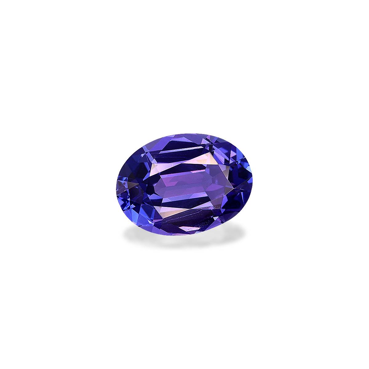 AA violet blue tanzanite, 3.63ct oval cut — view 3